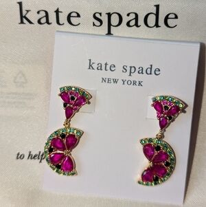 NWT kate spade Watermelon 🍉 🍉 Drop Earrings - Beautiful!🍉🍉